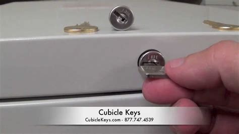 how to change a key of steel cabinet file|youtube file cabinet lock.